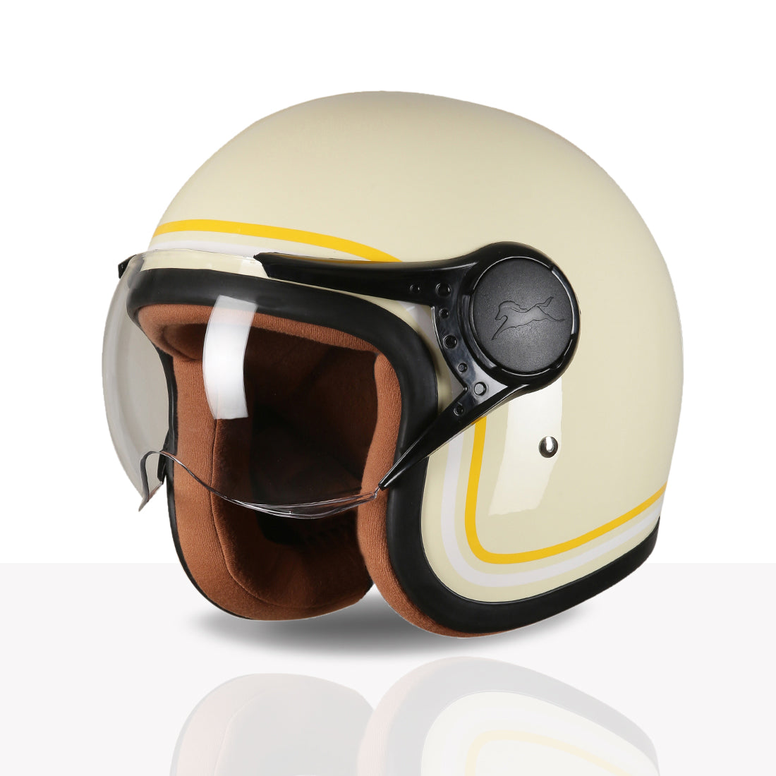 TVS MissFit Helmet for Women | Lightweight Ladies Helmet for Scooty | Stylish Girls Helmet with Extreme Comfort Fit | Women Helmet with Clear Visor | DOT & ISI Certified Helmet for Woman